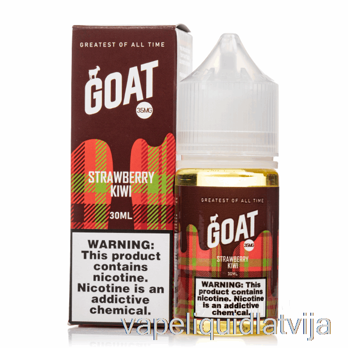 Zemeņu Kivi - Kazas Sāļi - 30ml 50mg Vape šķidrums